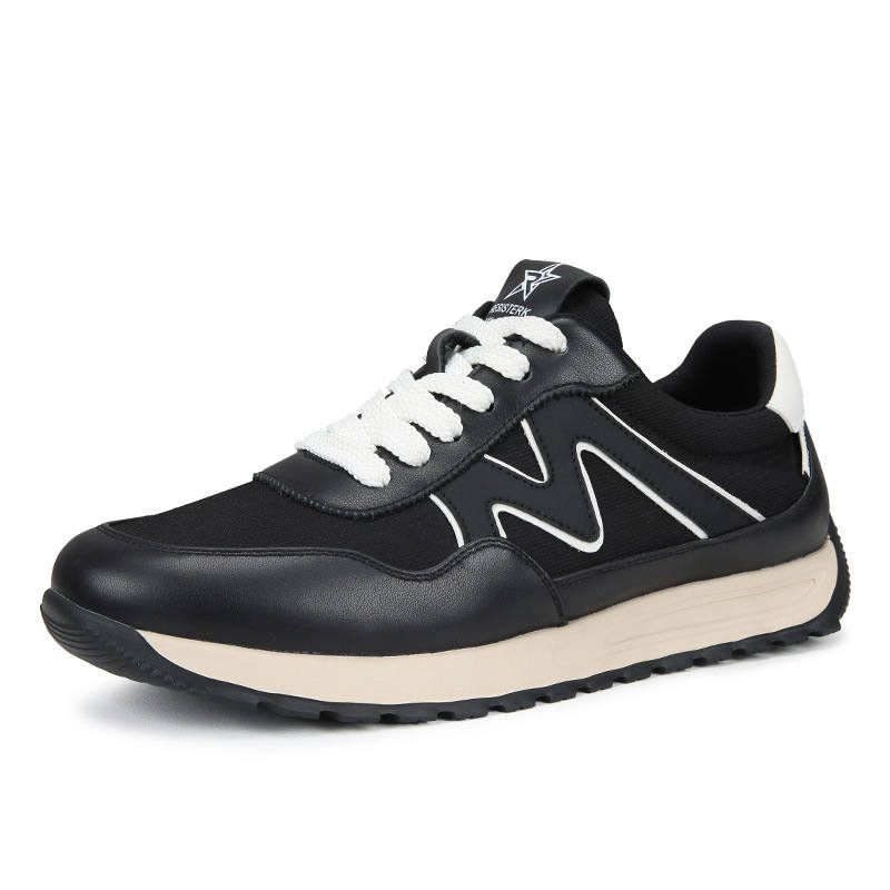 SENJIALUO Cow Leather Abrasion Resistant, Breathable, Lightweight, Height Increasing