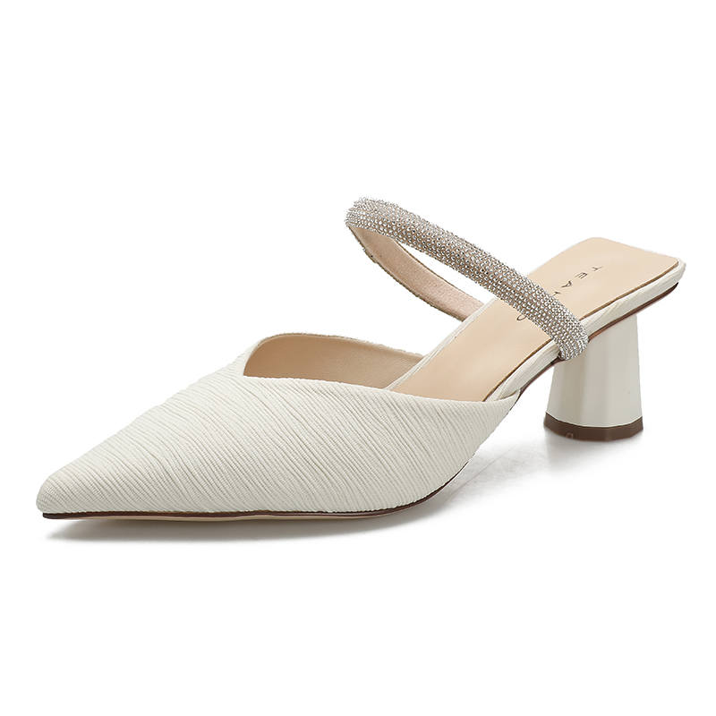 TATAYA Rubber Sole Abrasion Resistant Abrasion Resistant Closed Toe Slippers Women's