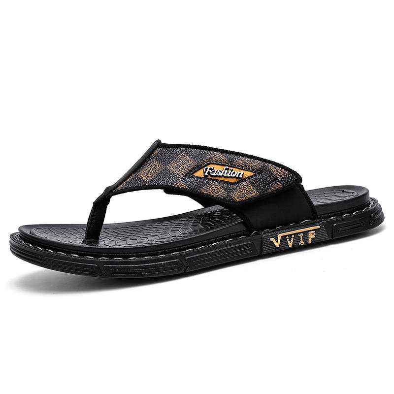 CAOZE CAOZE Stitching Quick Dry Quick Dry Flip Flops Men's