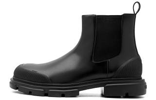 PEDRO Source Collection Top Grain Cow Leather Short Chelsea Boots Men's