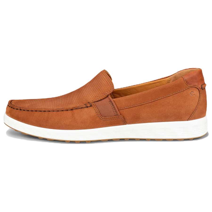 Ecco Ecco S Lite Moc Nubuck Casual Shoes Men's Brown