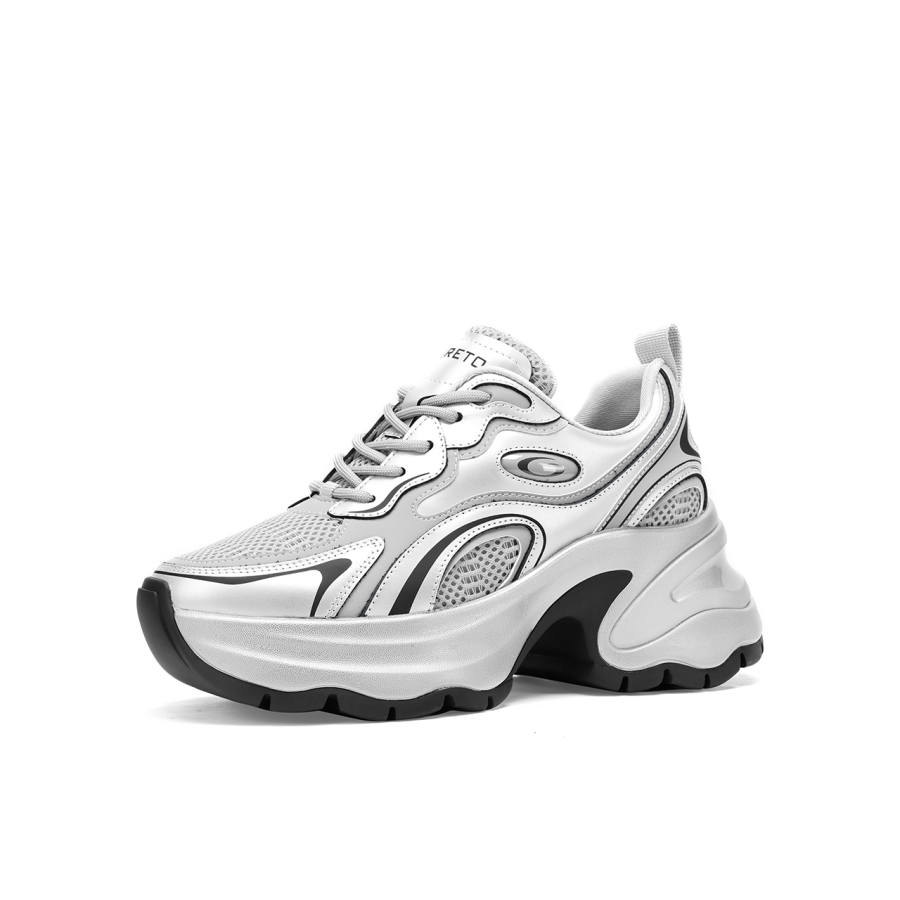 Shesrim Slip Resistant And Breathable Slip Resistant And Breathable Chunky Sneakers Women's