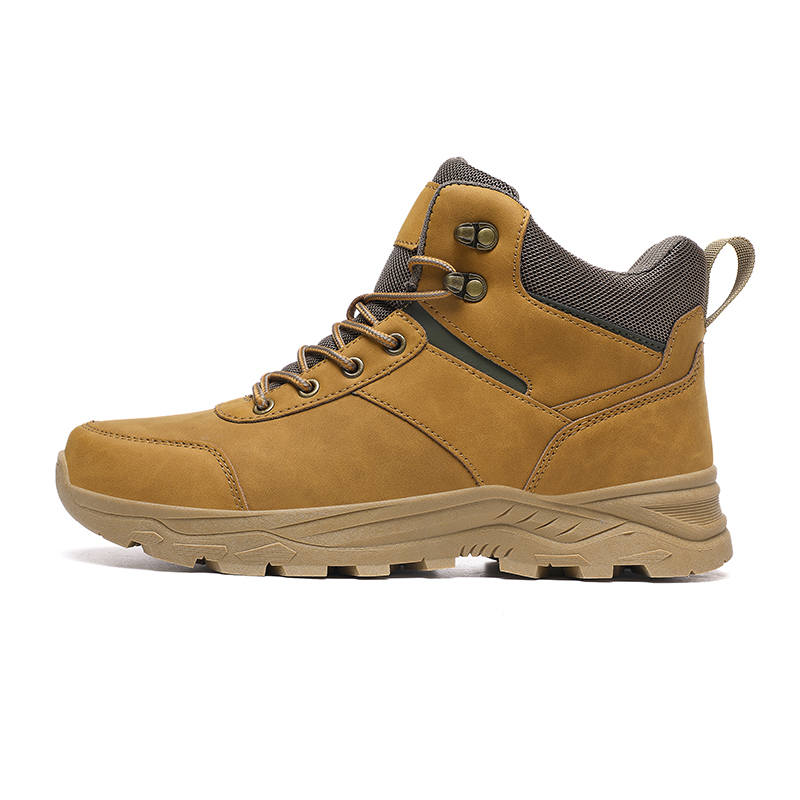 NMR Leather Cushioning Slip Resistant Cushioning Slip Resistant Ankle Length Outdoor Boots Men's