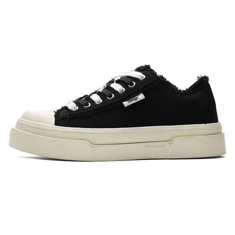 PAVEA PAVEA Low top Canvas Shoes Unisex Black