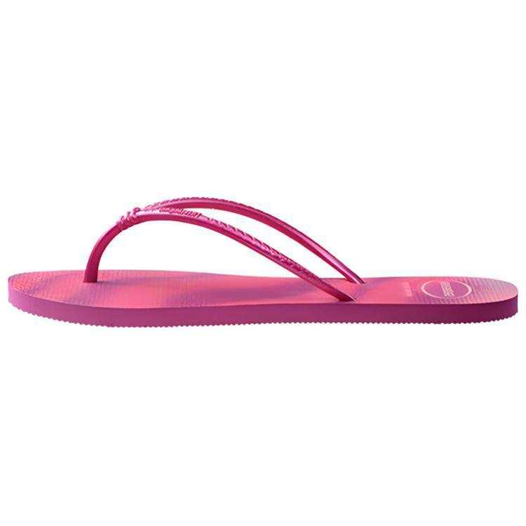 Havaianas Rubber Sole Slip Resistant Slip Resistant Flip Flops Women's Rose Gel