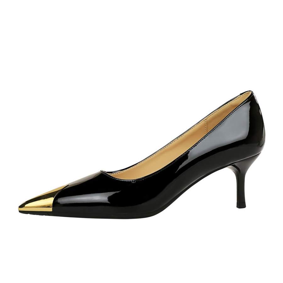 QITUMAUL Patent Leather Casual Shoes Women's