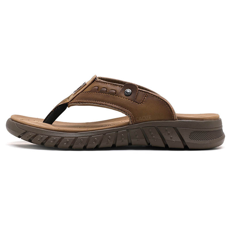 CAOZE CAOZE Stitching Quick Dry Quick Dry Flip Flops Men's