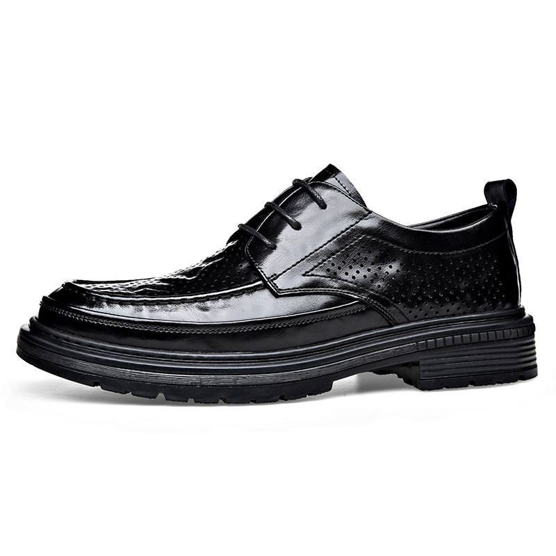 SHUPATE Men's Casual Shoes Men's Low Top Black/Brown