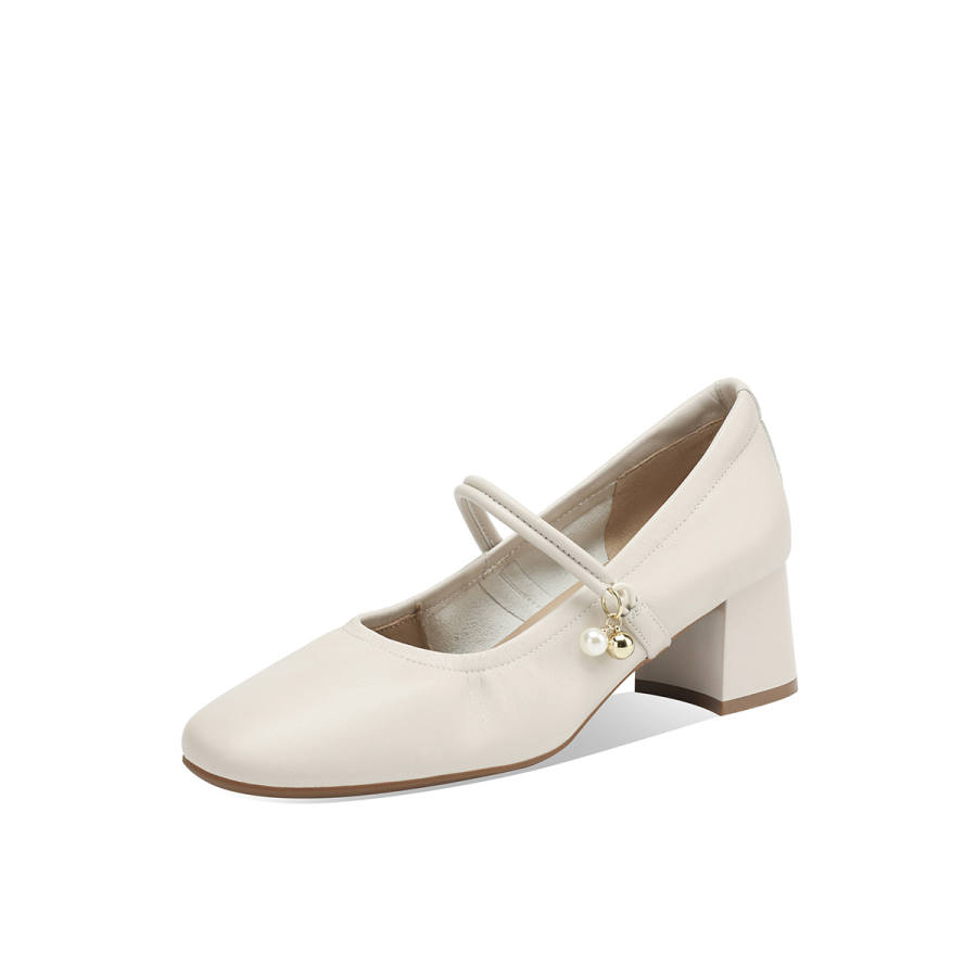 BOERDIQI Sheepskin Mary Jane Shoes Women's