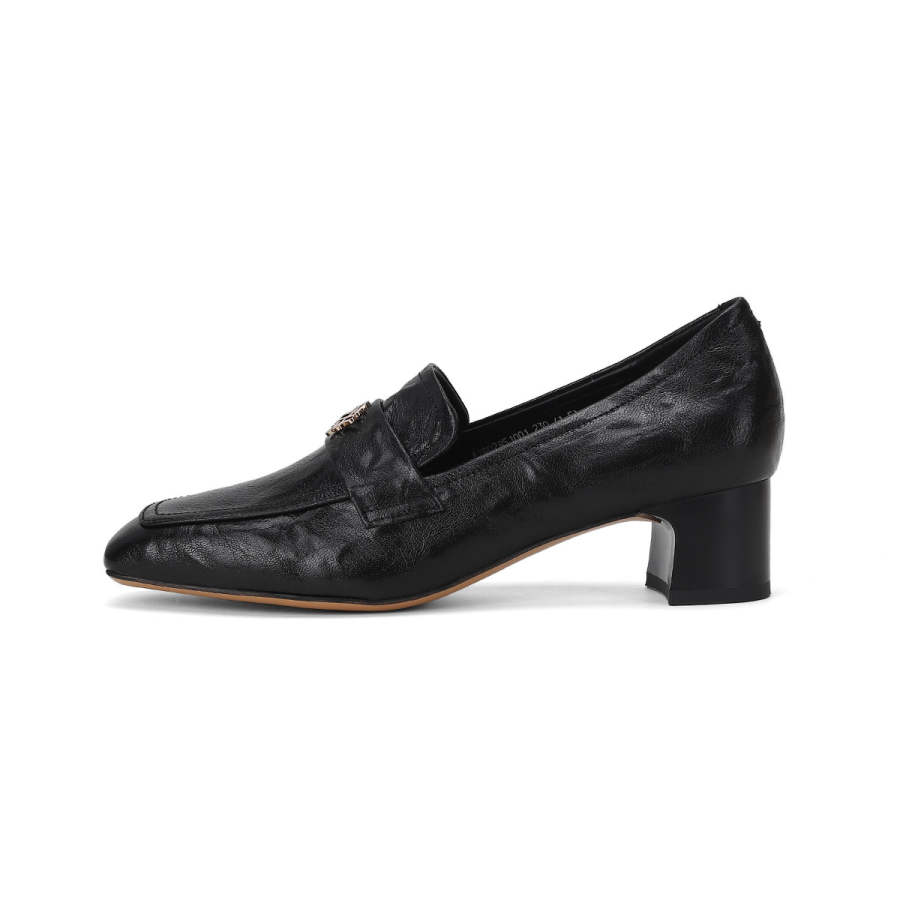 PIERCE GENTRY Patent Leather Loafers 4.5cm Women's