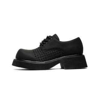 MADALLO Microfiber Leather Casual Leather Shoes Men's Black