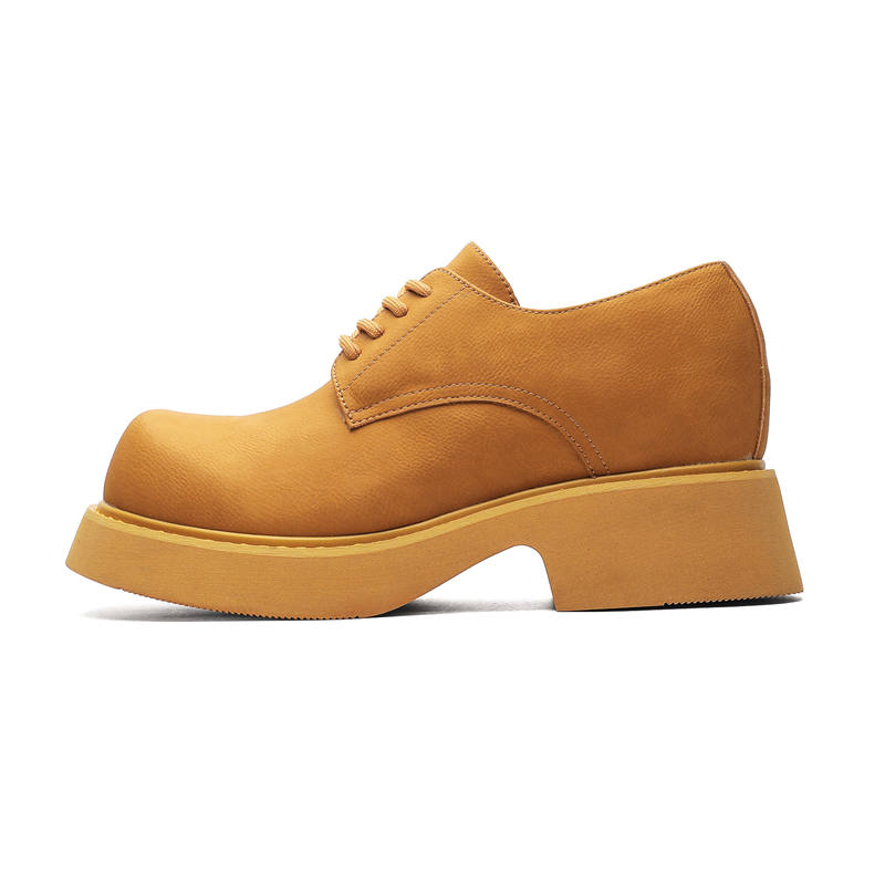 JIJILANGPIN Cow Split Leather Casual Shoes Men's