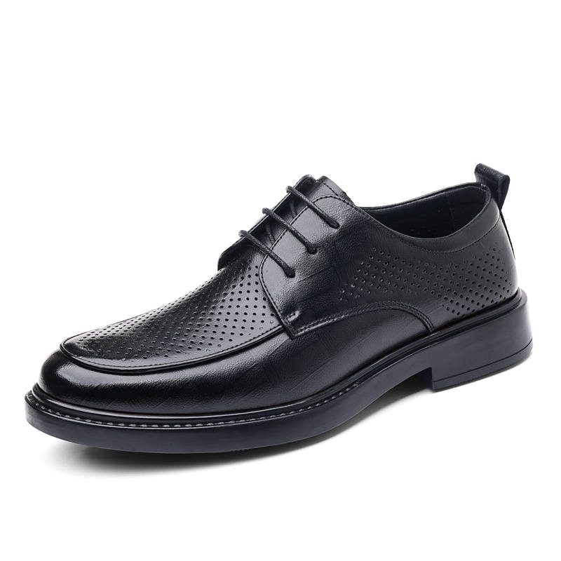Shanpijiang Dress Shoes Men's Low Top Black/Brown