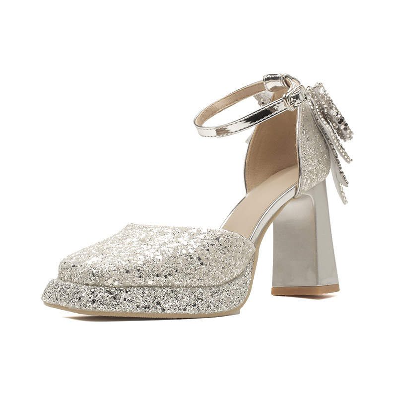 Zubumei Chunky Heel High Heels Women's