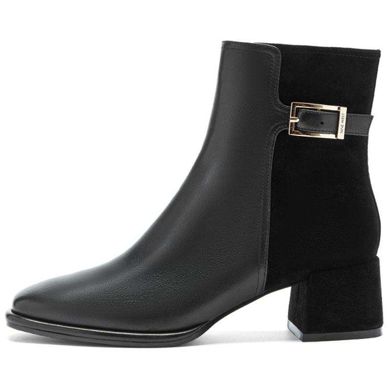 NINE WEST Sheepskin Ankle Boots 5.2CM Women's