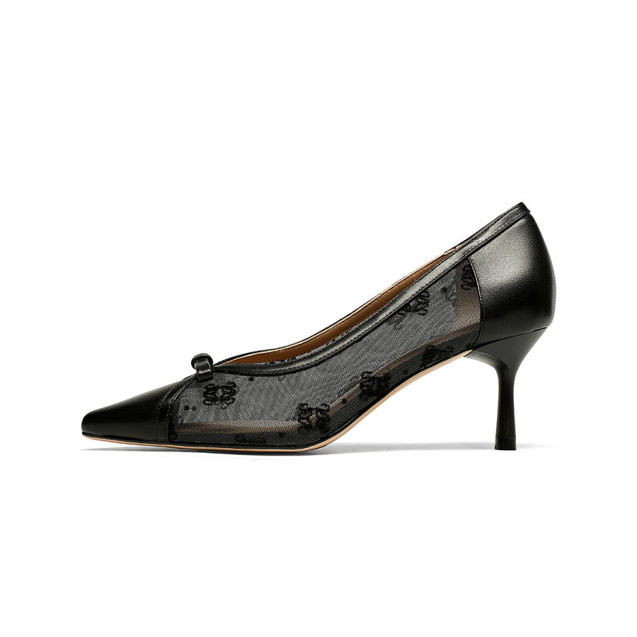 GOLDLION Slim Heel High Heels 6.5cm Women's