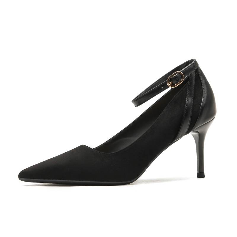 ZUOMILUO Suede Slim Heel High Heels Women's