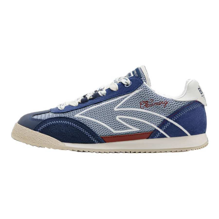 MADEN Gravity Cow Suede Lightweight Low top Casual Shoes Men's Sea Blue