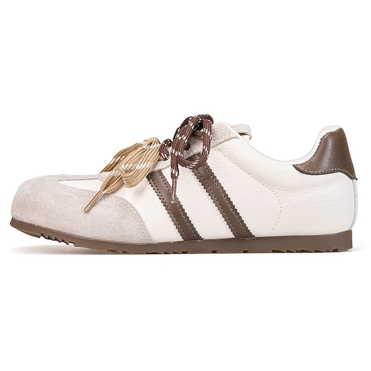 Joy&Mario Synthetic Leather Lightweight Low top Casual Shoes Women's Brown