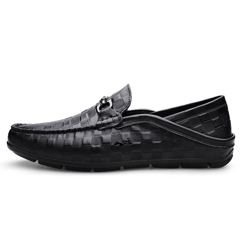 YINGLUNQISHI Top Grain Cow Leather Casual Shoes Men's
