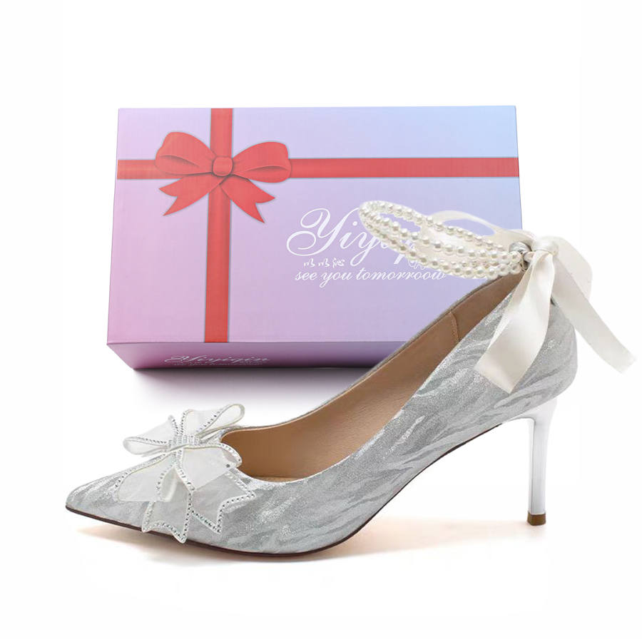 YIYIQIN Pu Slim Heel High Heels Women's