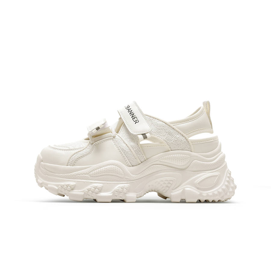 C°BANNER Low top Chunky Sneakers Women's Ecru