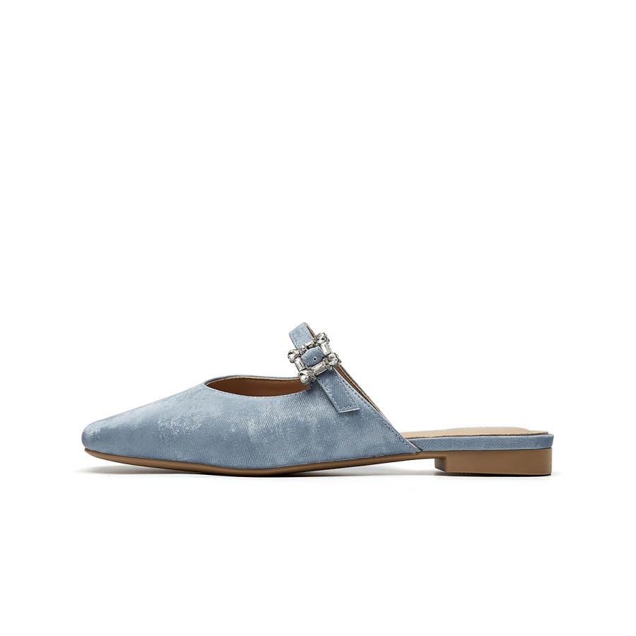 EBLAN EBLAN Closed Toe Slippers Women's Blue