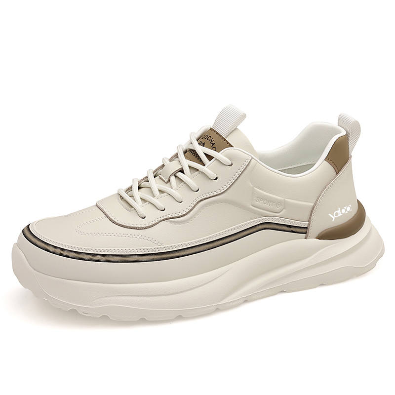 YALU Microfiber Leather Lightweight Low top Casual Shoes Men's
