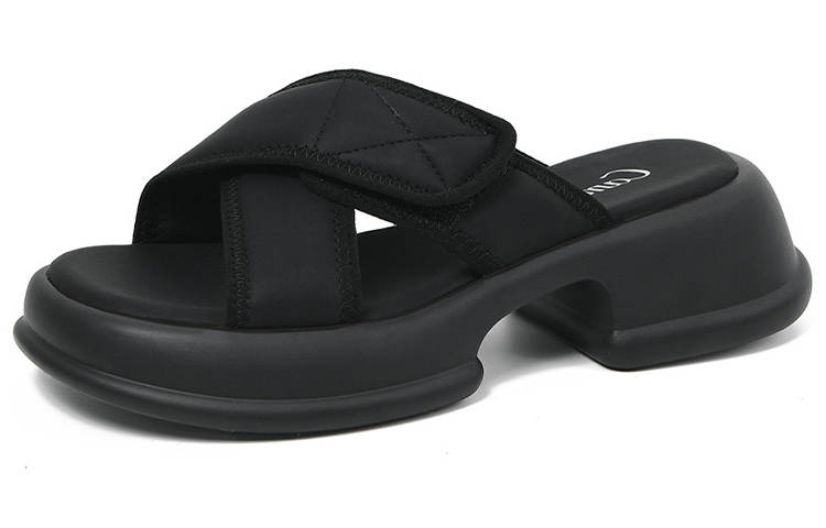 CAMEIDO Slide Slippers Women's Black