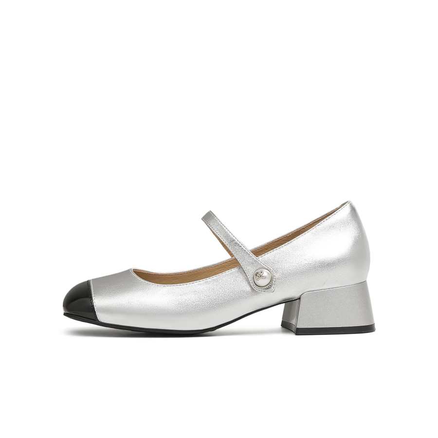 Teenmix Peninsula Moonlight Sheepskin Mary Jane Shoes Women's
