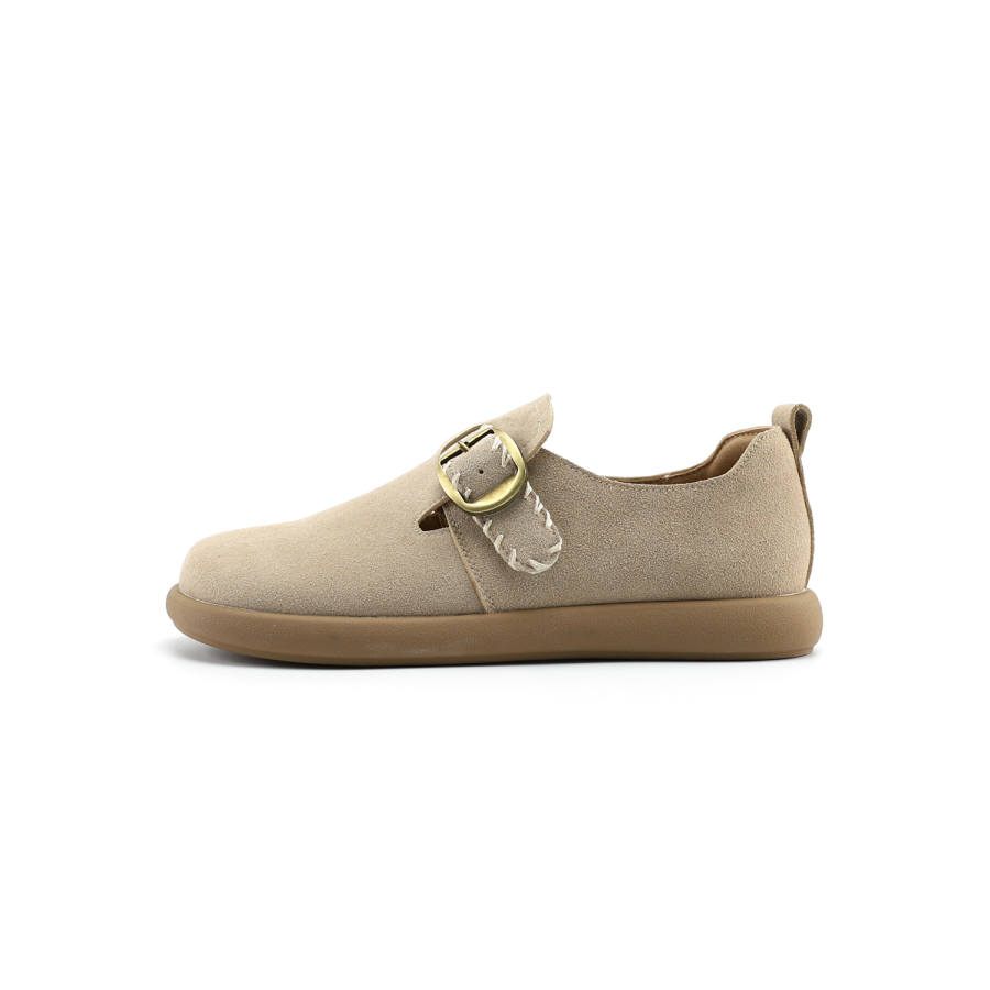 JOSINY Synthetic Leather Casual Shoes Women's Apricot