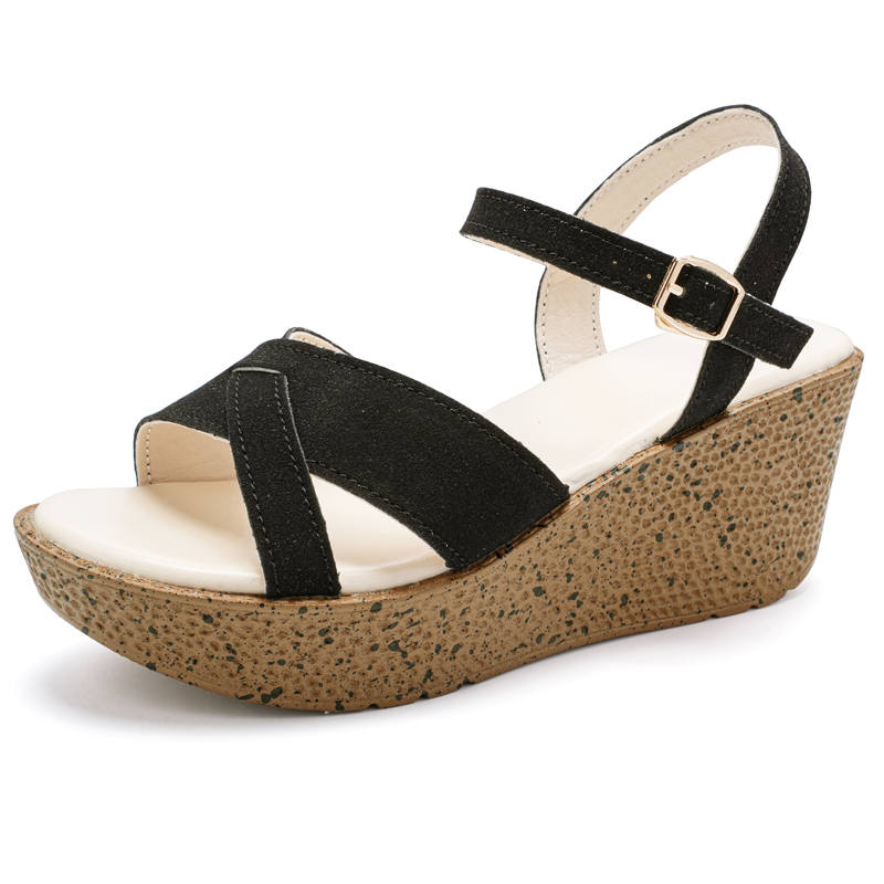Reivantix Reivanti One Strap Sandals 7cm Women's Black