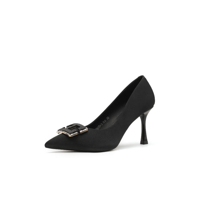 ZUOMILUO Pu Slim Heel High Heels Women's