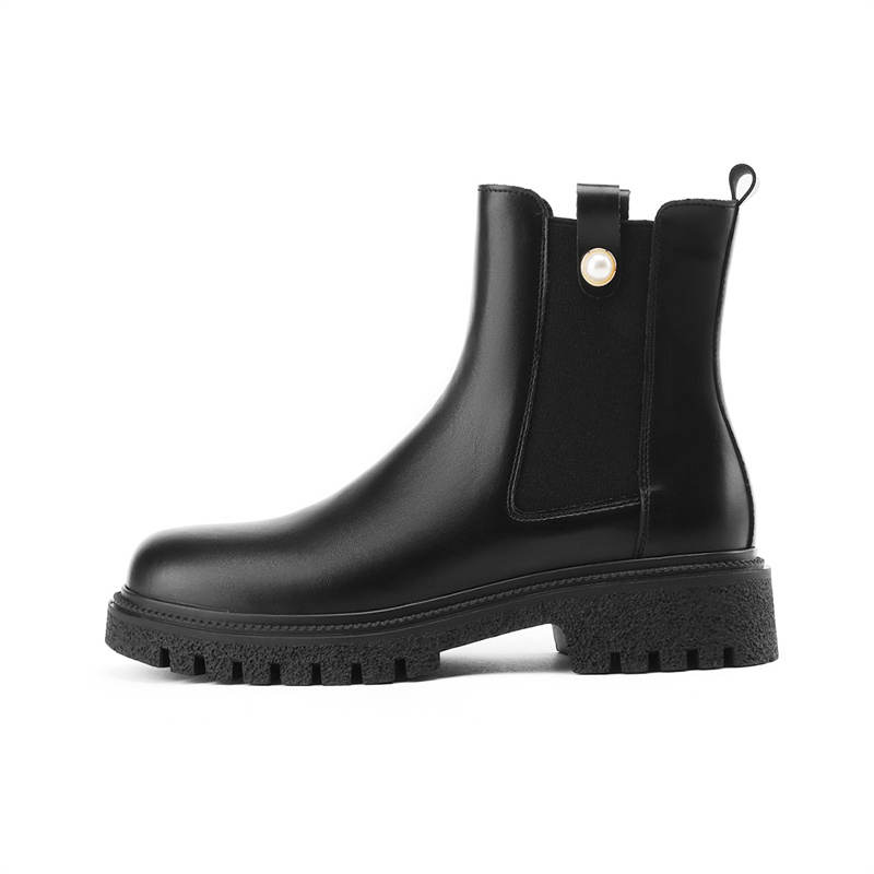 JOSINY Pu Short Chelsea Boots 4cm Women's