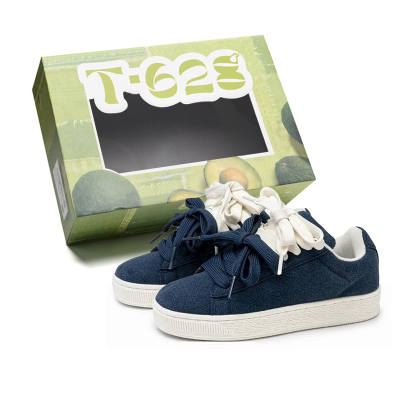 T628 Puffy Shoes Slip Resistant, Abrasion Resistant, Lightweight Low top Skateboard Shoes Unisex