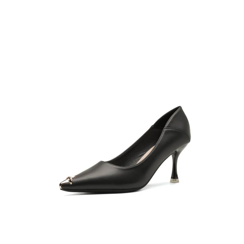 ZUOMILUO Microfiber Leather Slim Heel High Heels Women's