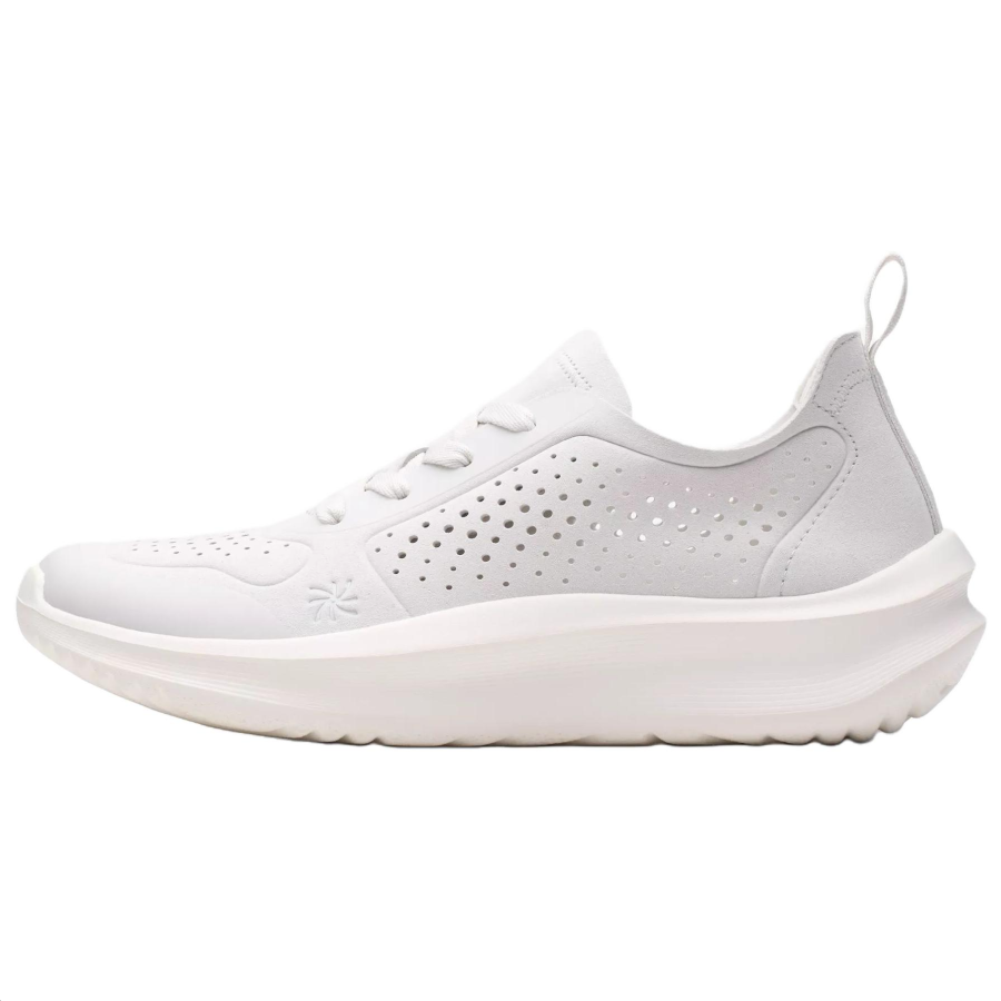 Clarks Solevana Tie Low top Casual Shoes Women's White