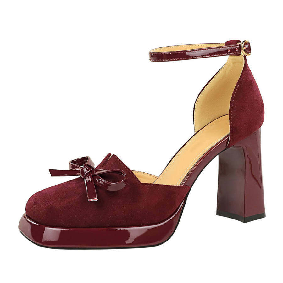 YAFEI XUANYU Suede High Heels Women's