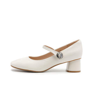 BLOCCO5 Chunky Heel Mary Jane Shoes 5CM Women's