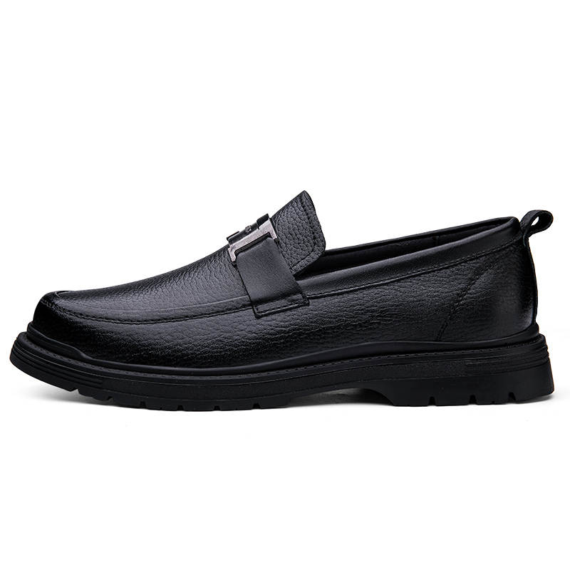 CKVUSAMG Top Grain Cow Leather Cushioning Slip Resistant Abrasion Resistant Height Increasing