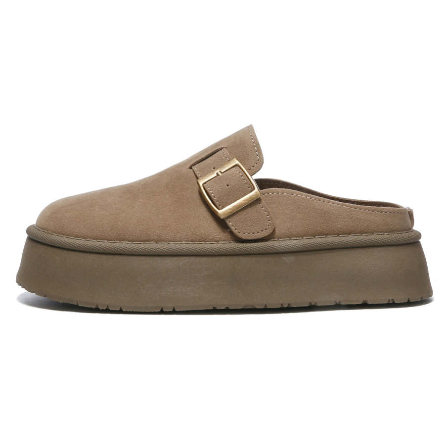 VICTORIA&VERA Rubber Sole Odor Resistant Slip Resistant Closed Toe Slippers Women's