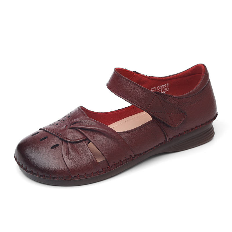 XINNUO Cow Leather Casual Shoes Women's