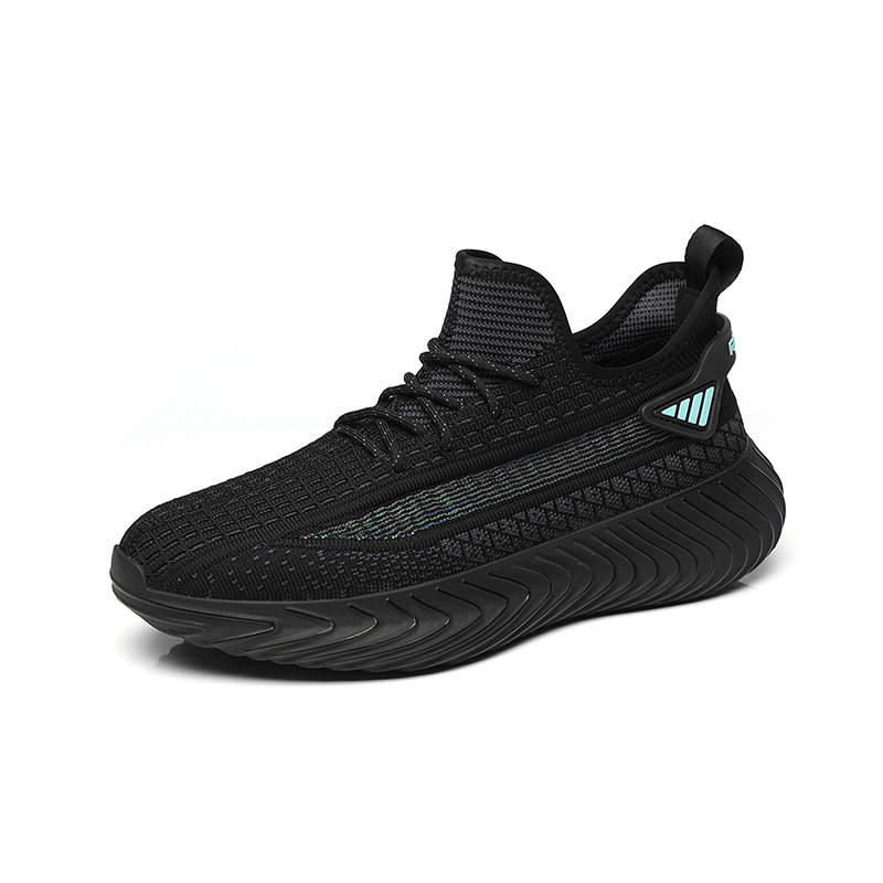 SENJIALUO Fabric Cushioning Rebound Abrasion Resistant Lightweight Low top Casual Shoes Men's