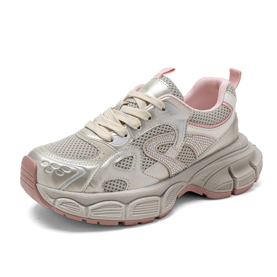 DAPHNE DAPHNE Synthetic Leather Low top Chunky Sneakers Women's