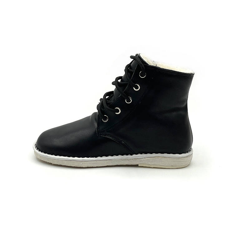 Neiliansheng Cow Leather Ankle Boots Women's Black