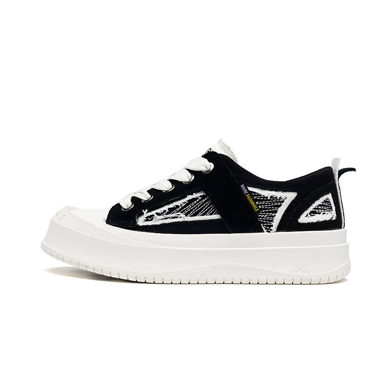 FAIRWHALE Casual Shoes Men's Low Top Gray