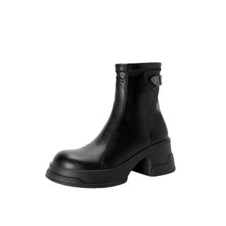 YIKEFEI Ankle Boots Women's Black