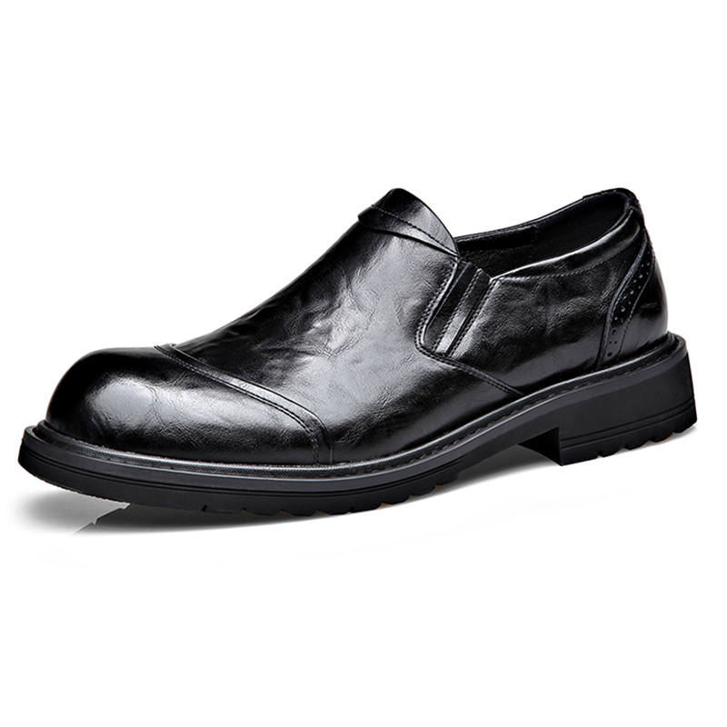KAQIAODI Cow Leather Dress Shoes Men's