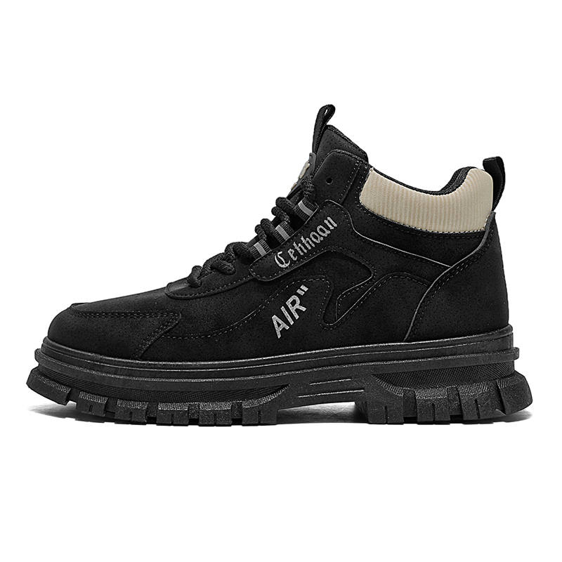 GONGNIUMEILI PU Short Combat Boots Men's