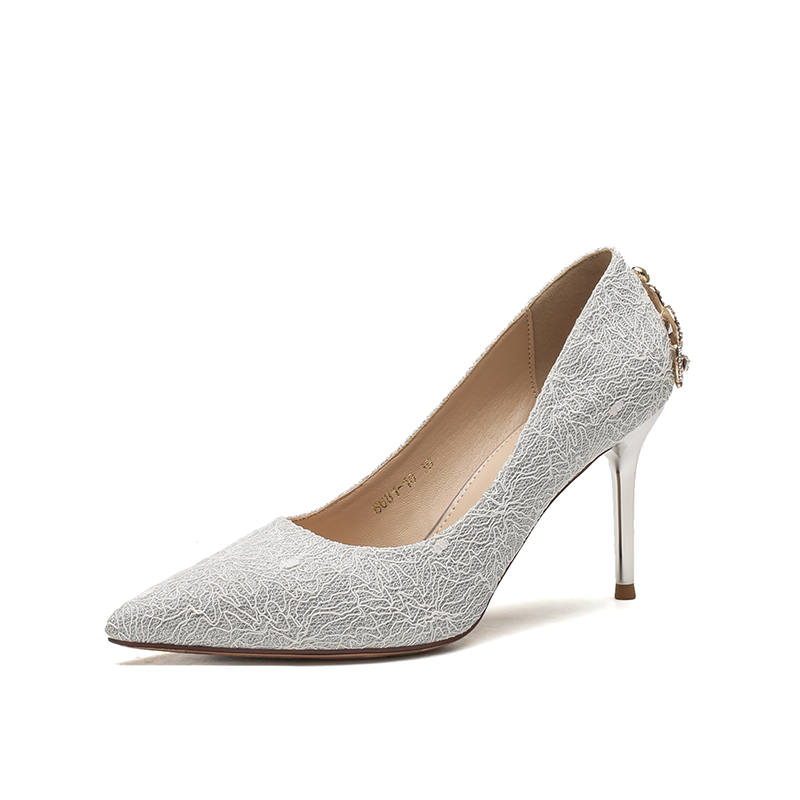 ZUOMILUO Microfiber Leather Slim Heel High Heels Women's